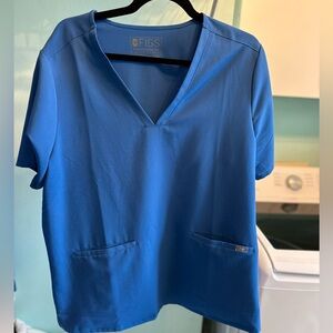 Figs XXL Blue Scrub top
